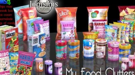 模拟人生4MOD：Jomsim食物杂物装饰品