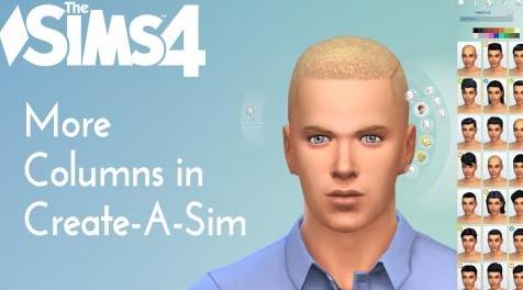 模拟人生4MOD：More Columns in CAS 更多CAS列表