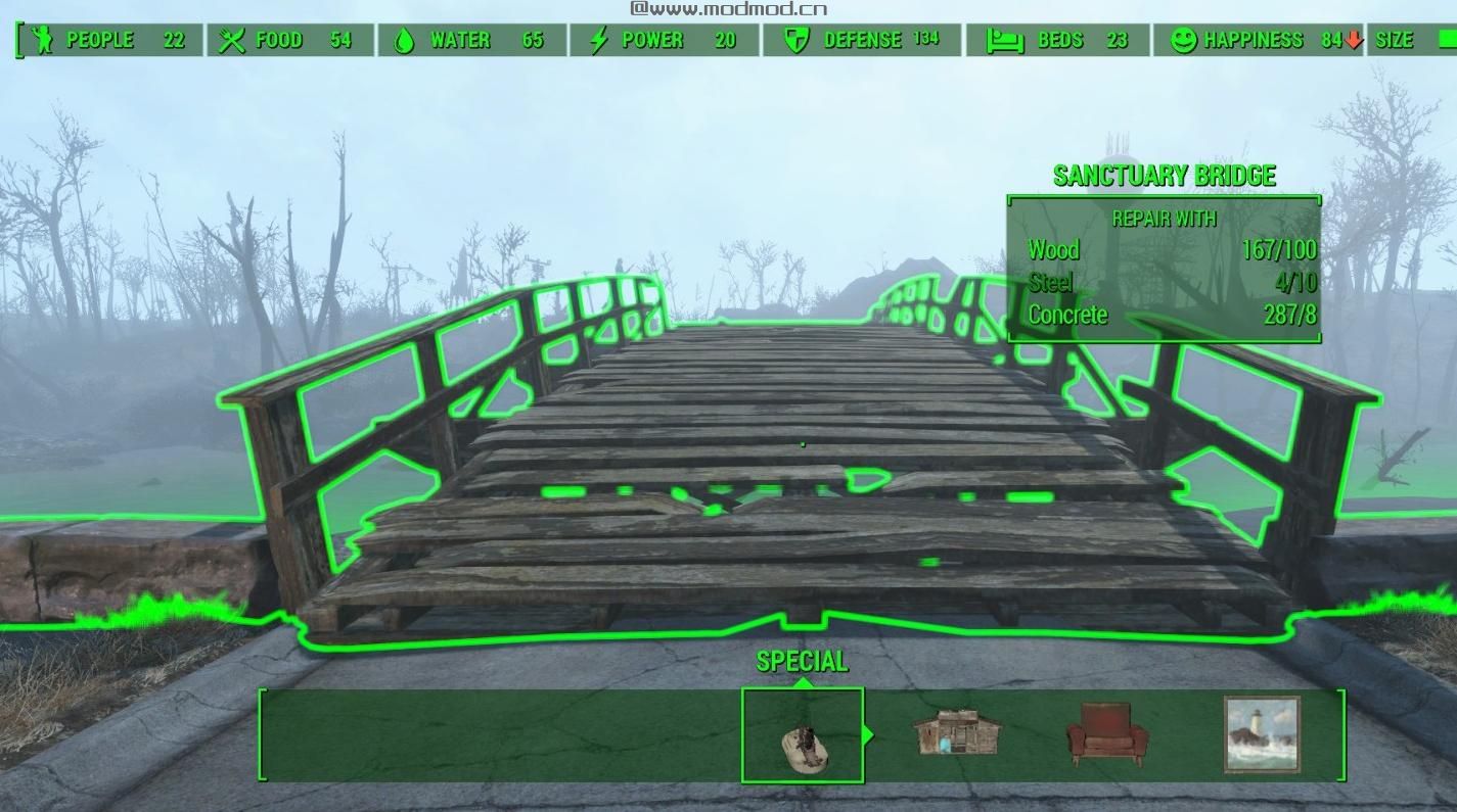 辐射4MOD：Repairable Sanctuary可修复的庇护山丘