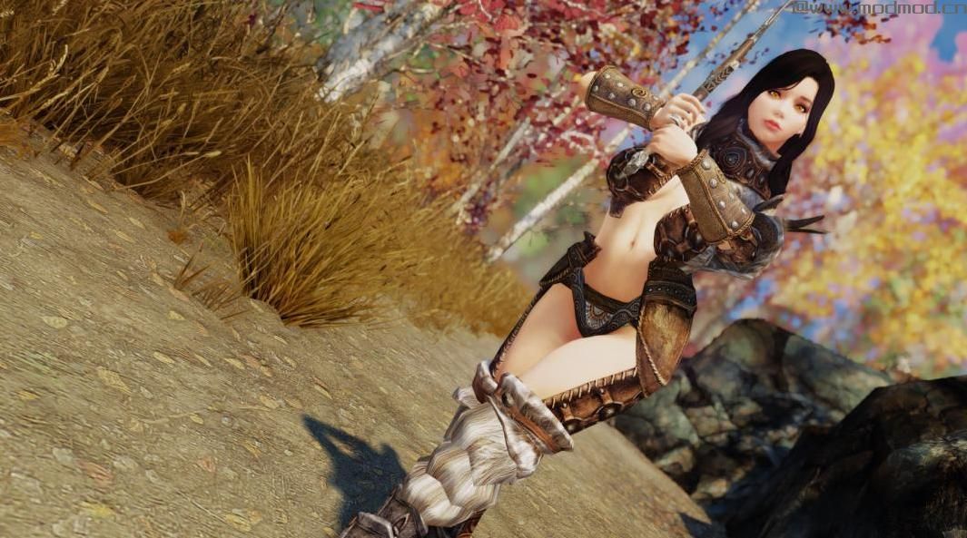 上古卷轴5：重置版MOD：鳞甲角甲 - CBBE SSE BodySlide