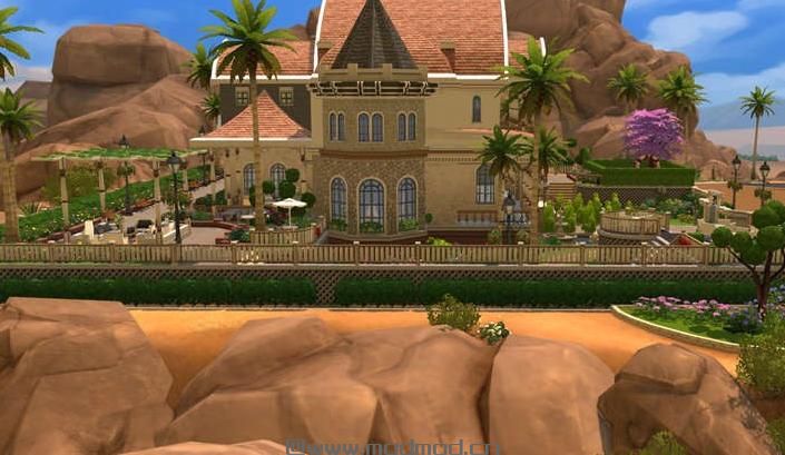 模拟人生4MOD： M4_No.003"斯塔克花园豪宅"（完整内装）