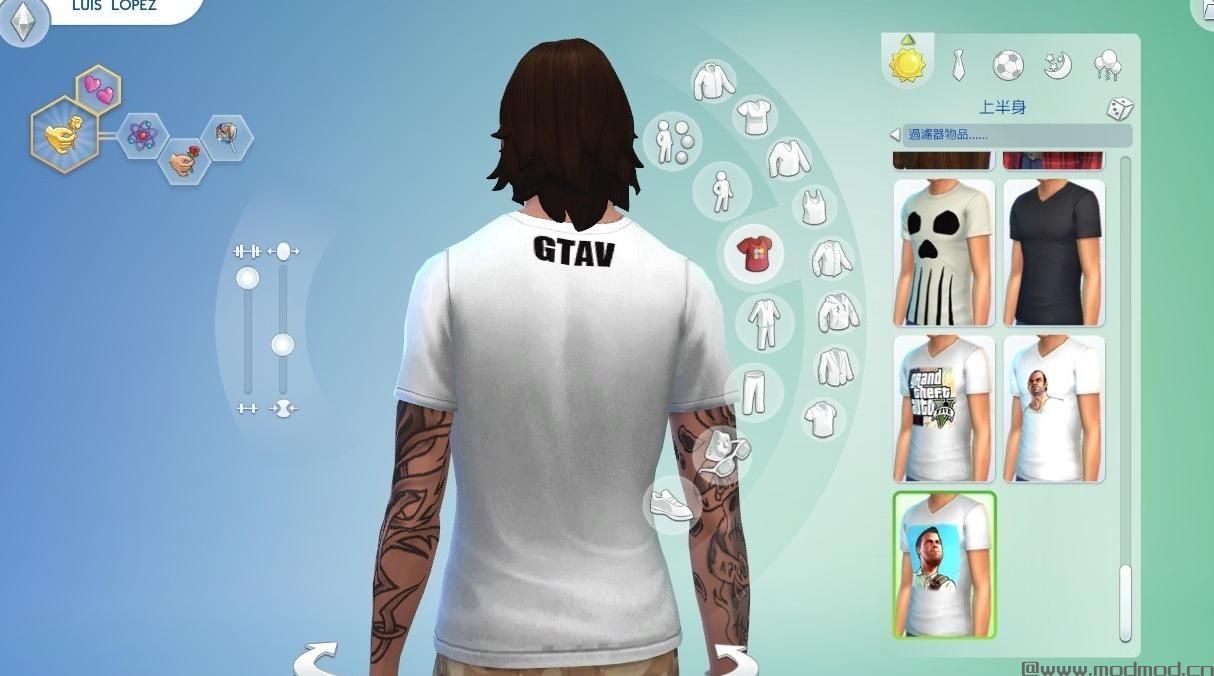 模拟人生4MOD：新增衣服一件！！