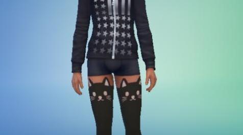 模拟人生4MOD：裤袜&打底裤合集