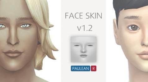 模拟人生4MOD：【皮肤MOD】男女面部皮肤V1.2 by PauleanR