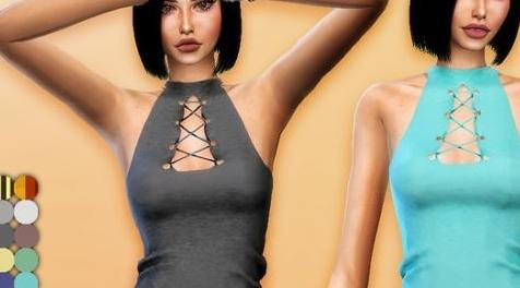 模拟人生4MOD：Jade Top 女性上衣