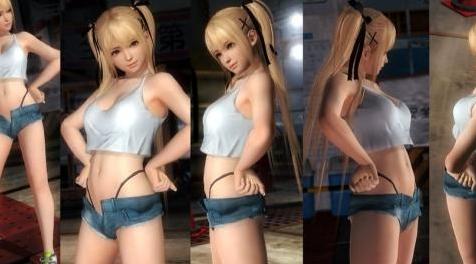 死或生5MOD Marie denim shorts v2