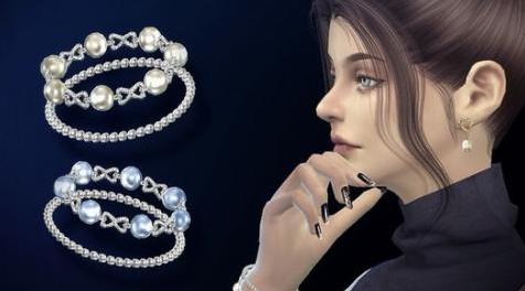 模拟人生4MOD S-Club LL ts4 bracelet N09(update)手环N09