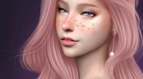 模拟人生4MOD GPME Star Glitter 星星腮红