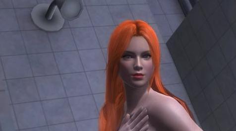 死或生5MOD Long Carrot-Red Hairstyle