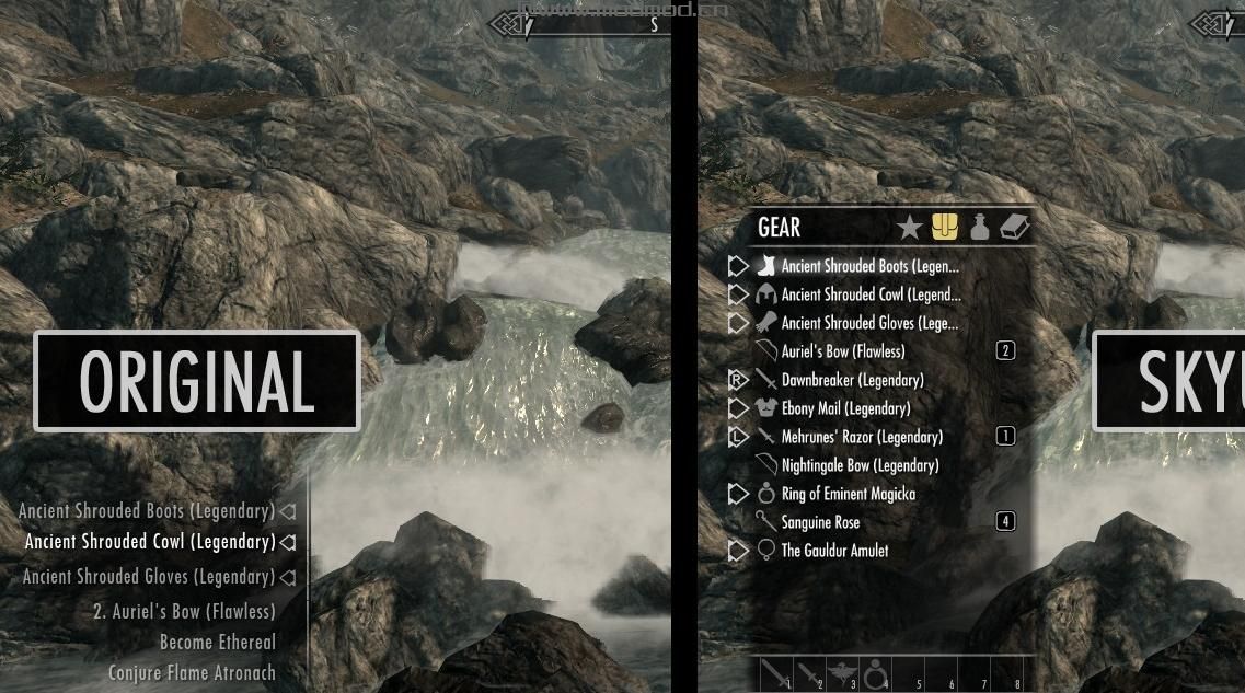 上古卷轴5：重置版MOD SkyUI
