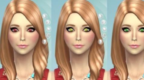 模拟人生4MOD 一套多色彩动漫美瞳