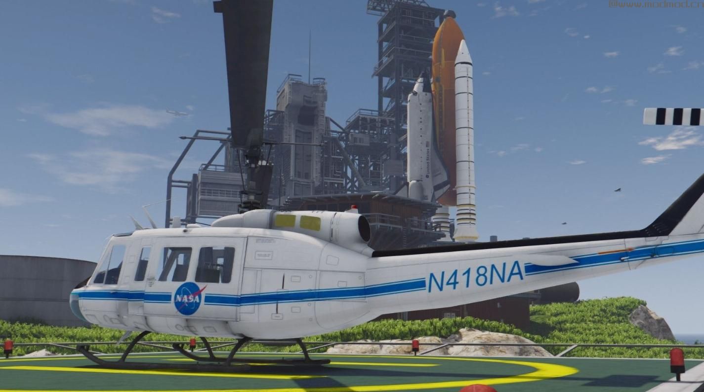 侠盗猎车手5MOD  UH-1H Iroquois NASA [Add-On]