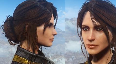 辐射4MOD Ponytail Hairstyles by Azar v2_5a