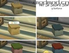 模拟人生4MOD 便携储物收纳箱MOD