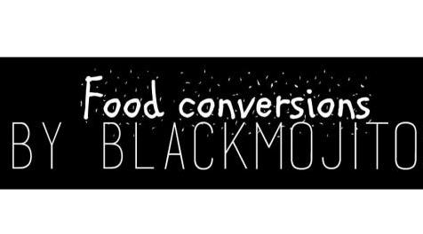 模拟人生4MOD [Blackmojitos] food conversions