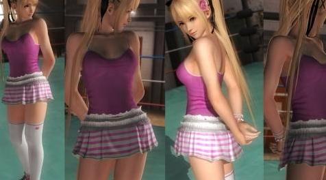 死或生5MOD Marie pink shirt