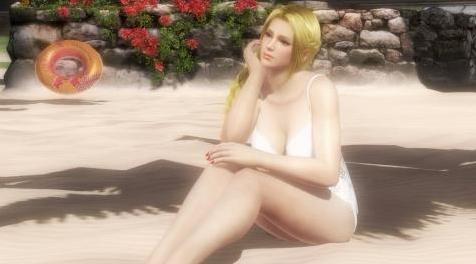 死或生5MOD HELENA C14 WHITE AND RED NAILS
