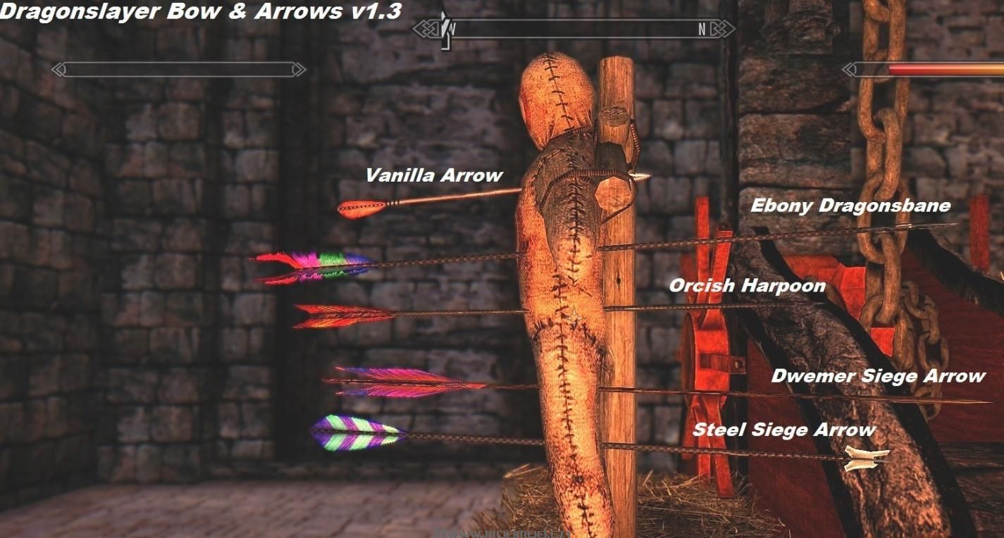 上古卷轴5：天际MOD Dragonslayer Bow and Siege Arrows--屠龙战弓和攻城箭矢--V1.7