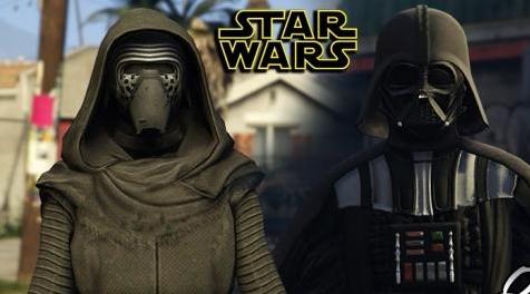 侠盗猎车手5MOD Kylo Ren和Darth Vader