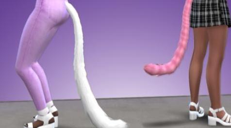 模拟人生4MOD 可爱猫尾