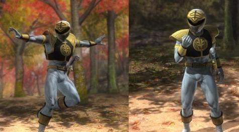 死或生5MOD Mighty Morphin White Ranger