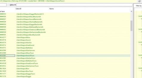 上古卷轴5：重置版MOD Yash WACCF武器级别列表修补程序