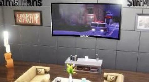 模拟人生4MOD  Simsung HD Curved Television