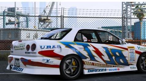 侠盗猎车手5MOD  BLITZ D1GP SKYLINE ER34 [Add-On | RHD] URAS D1 SPEC2