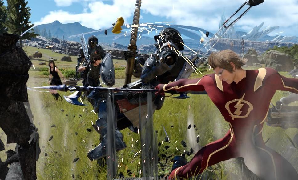 最终幻想15MOD The Flash [no mask] (Ignis Outfit)
