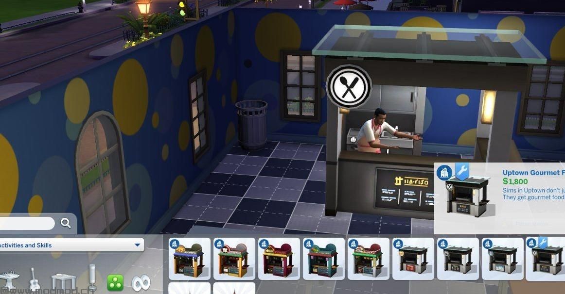 都会生活小吃摊MOD：各种庆典的全部特色小吃！一个摊位包含所有小吃！