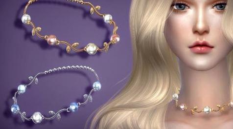 模拟人生4MOD S-Club LL ts4 necklace N16-项链N16