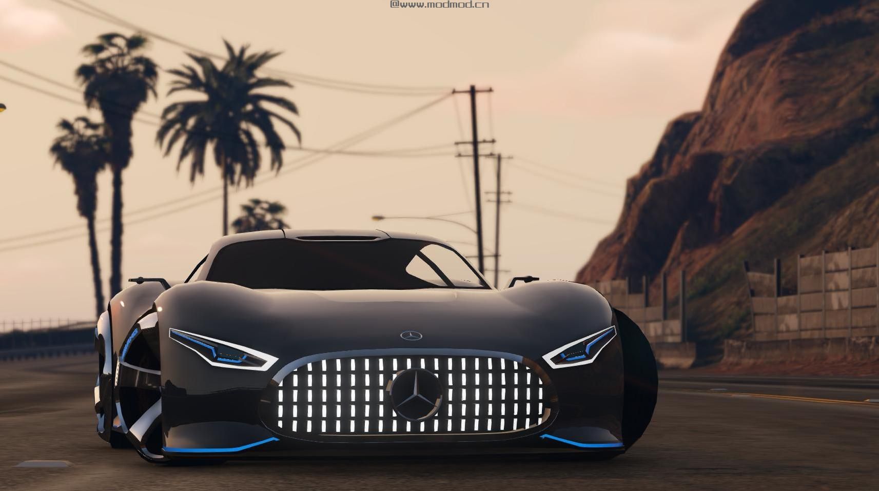 侠盗猎车手5MOD 梅赛德斯 - 奔驰AMG Vision GT [附加] 1.0