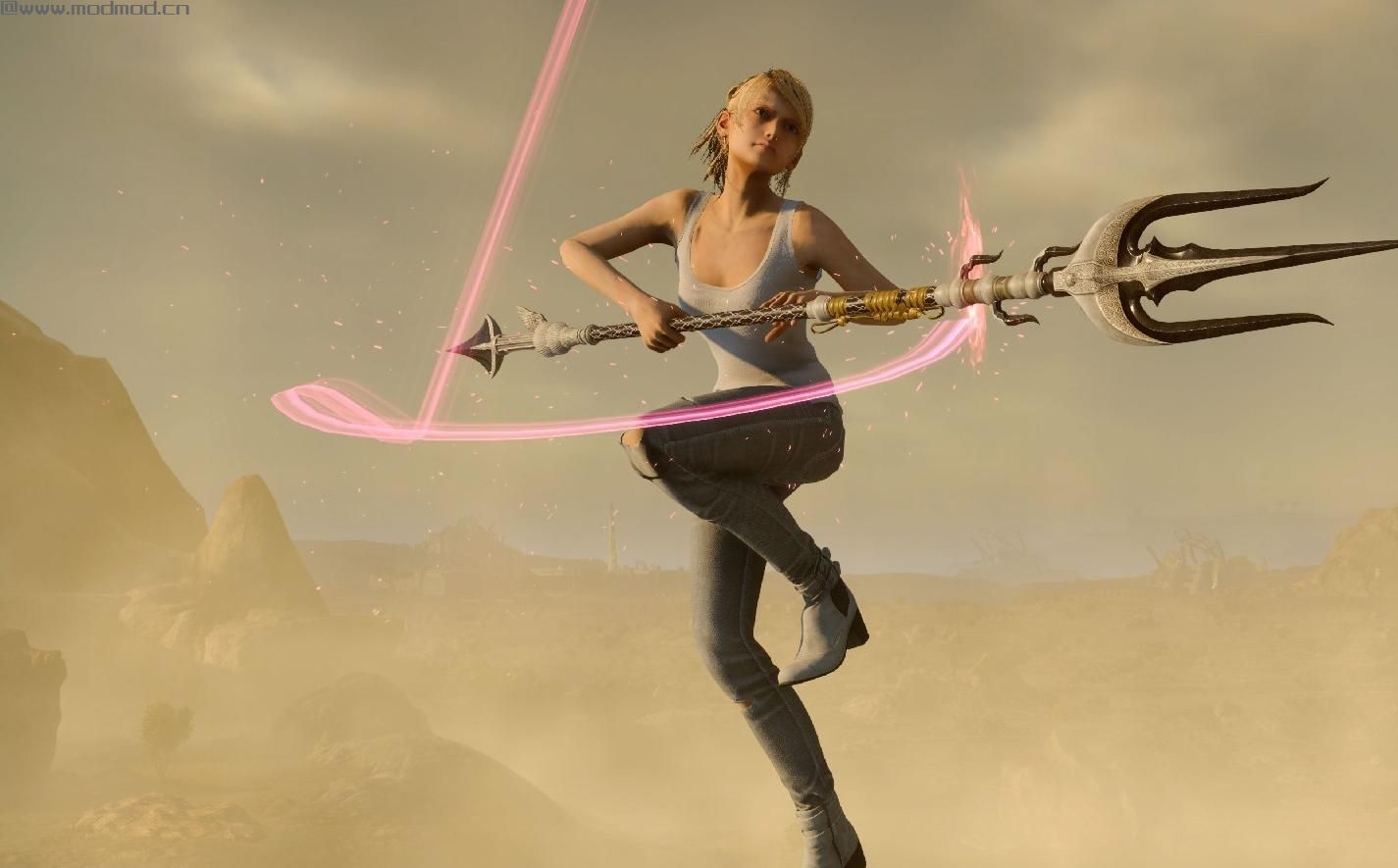 最终幻想15MOD Lunafreya Casual (No Jacket) - Aranea