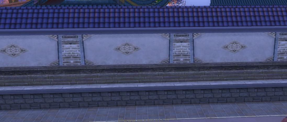 模拟人生4MOD 元宵节贺礼❤❤❤❤❤❤古代建筑墙纸一款