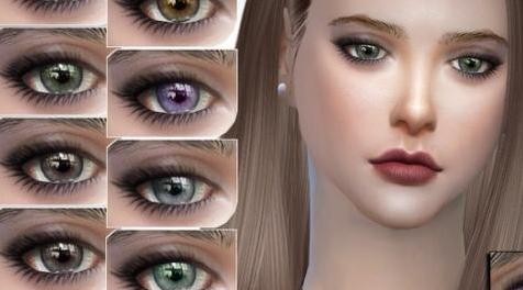 模拟人生4MOD S-Club WM ts4 Eyecolors 201708-眼睛颜色