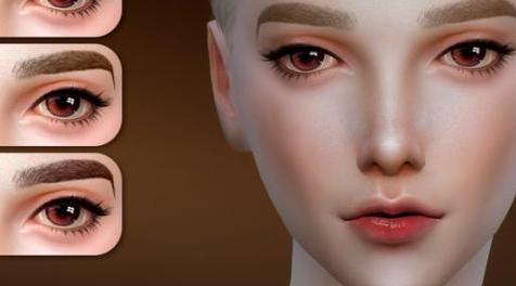 模拟人生4MOD Bobur Eyebrows F12-眉毛F12