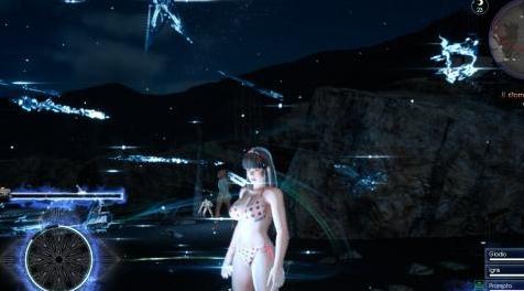 最终幻想15MOD Hitomi Red Polkadot Swimsuit