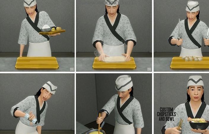 模拟人生4MOD 烹饪MOD！亲手制作各种自定义美食！