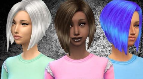 模拟人生4MOD missparaply重做贴图的女性短发