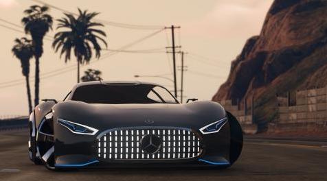 侠盗猎车手5MOD 梅赛德斯 - 奔驰AMG Vision GT [附加] 1.0