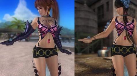 死或生5MOD Kasumi: Zafina Cosplay Barefooted