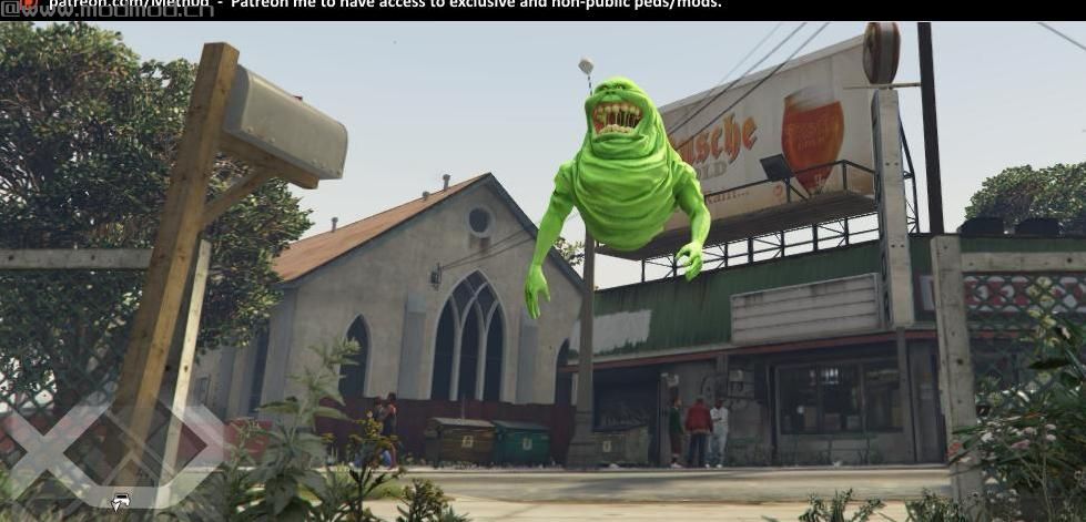 侠盗猎车手5MOD 来自捉鬼敢死队的Slimer