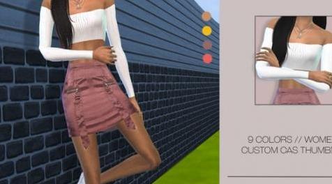 模拟人生4MOD vincio shirt . 衬衫