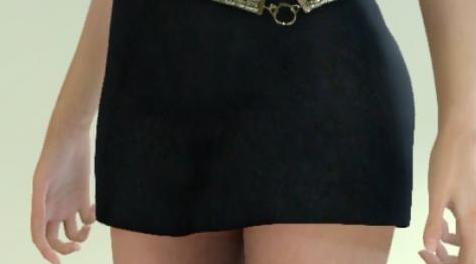 最终幻想15MOD Gentiana tight skirt (Comrades, Female bottoms)