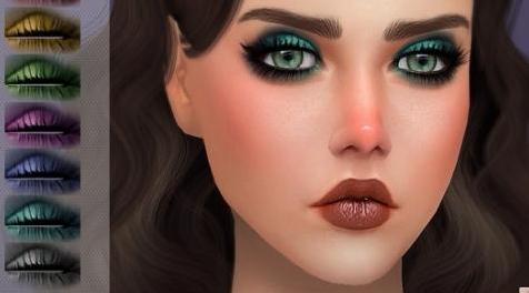 模拟人生4MOD  [ Effervescence ] - Eyeshadow 眼影