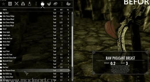 上古卷轴5：重置版MOD 更多HUD库存版MOD