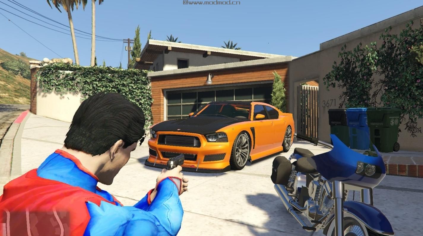侠盗猎车手5MOD 超人New 52