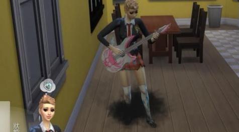 模拟人生4MOD 原版游戏就自带的&ldquo;死神的恐怖吉他&rdquo;