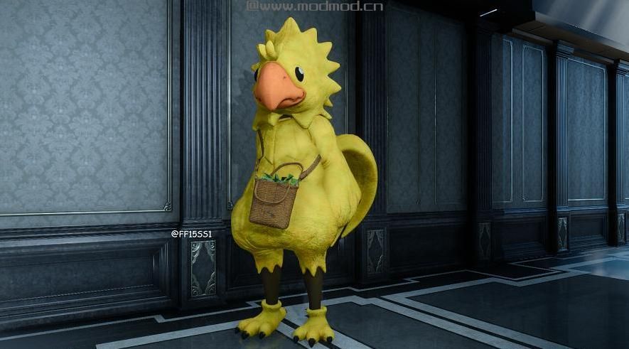 最终幻想15MOD 陆行鸟服装（用于Prompto）