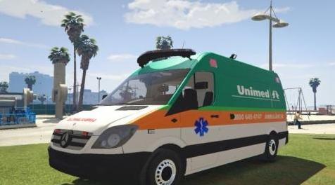 侠盗猎车手5MOD 奔驰Sprinter Unimed 面包车